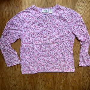 LL Kids Pink Floral Long Sleeve Shirt